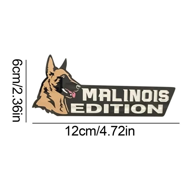 Dog Car Stickers 3D Dogs Badge Stylish Car Emblems And Badges Acrylic Funny Automotive Car Badge Badge Sticker For Car Dog Lover