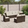 VidaXL Garden Lounge Set with Cushions 8 Pcs, Sofas with Adjustable Feet, Outdoor Furniture Set Patio Terrace, 3249602