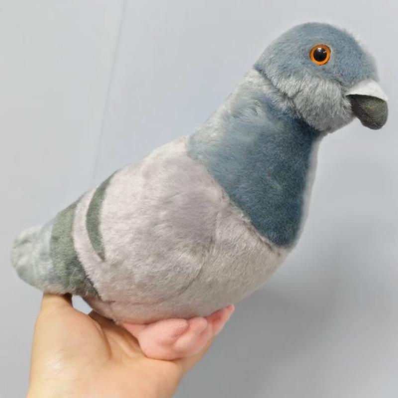 Cross-border Plush Pigeon Doll: Bird Ornament & Home Decor