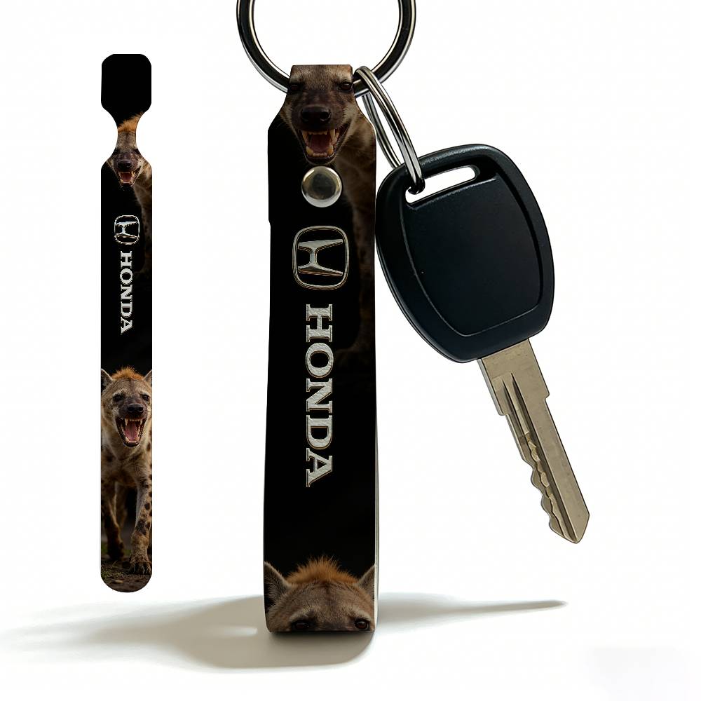 For HONDA ferocious beast Soft PU Leather Motorcycle Keychain Lightweight Key Holder For Scooter Racing LK6