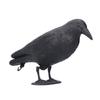 Simulated Crow Bait Decoration Plastic Bird Scare Tool Scarecrow Mice Control Deterrent Repeller Decor for Birds Control Black