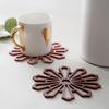Heat Resistant Hollow Flower Thickened Cup Coaster Mat
