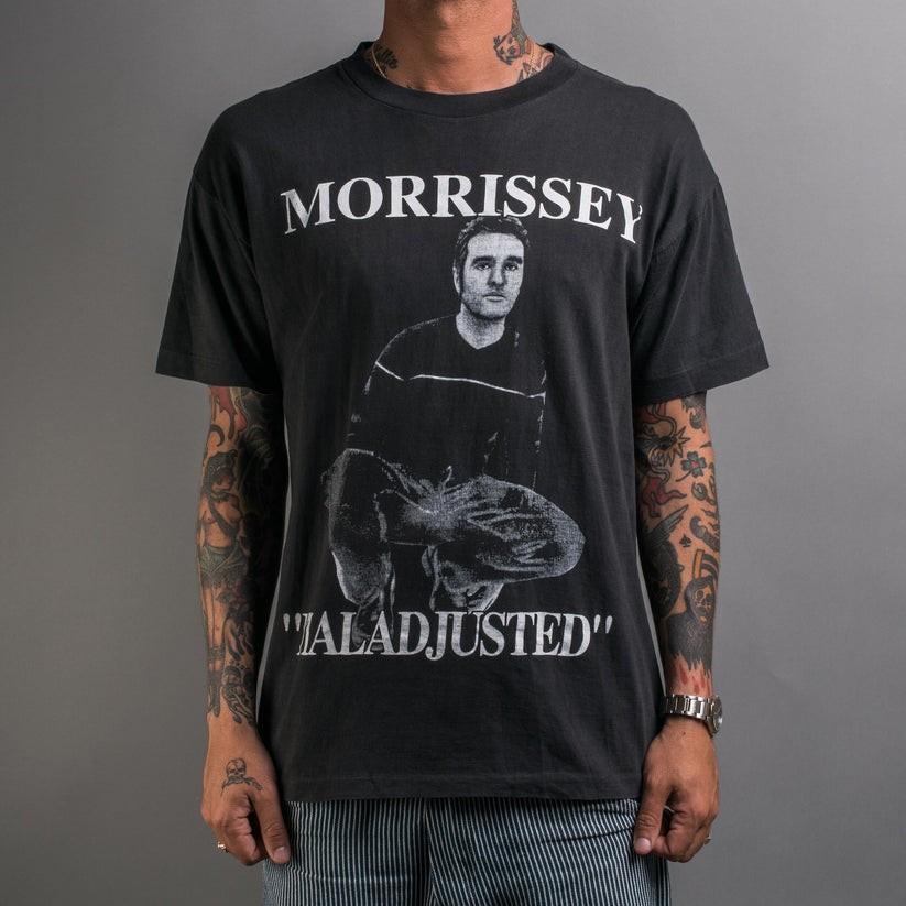 Vintage 1997 Morrissey Tour Classic Style Black Unisex T shirt Reprint WA3802 Unisex T-Shirt S