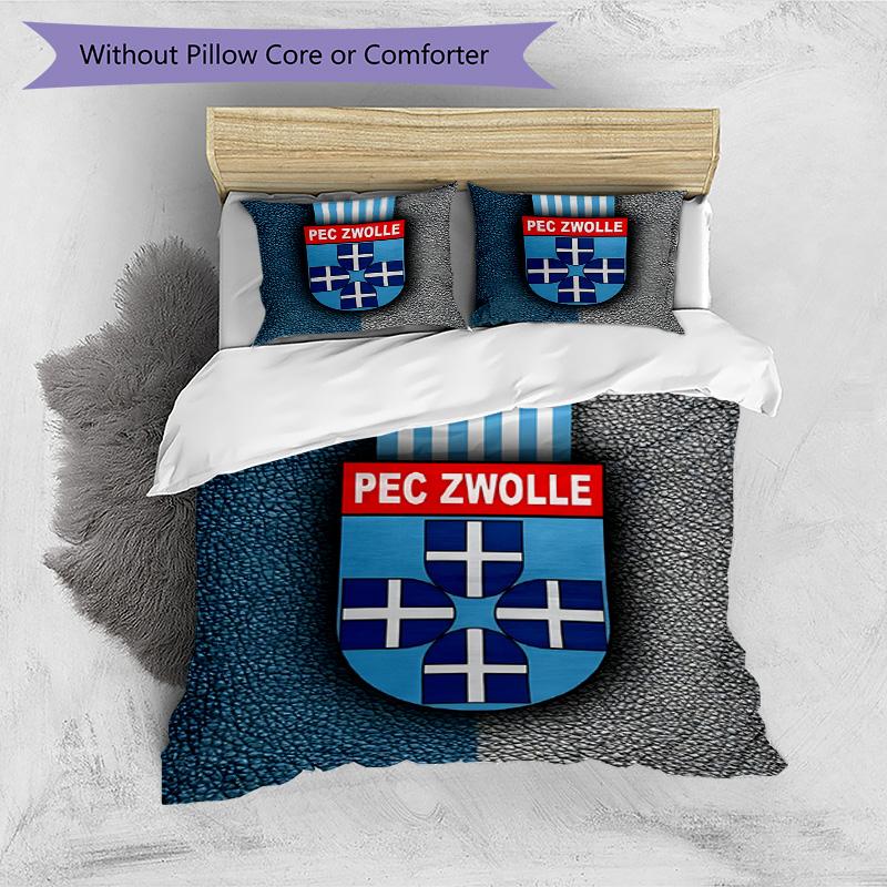 3pcs Duvet Cover Set (1*Duvet Cover + 2*Pillowcase, Without Core), PEC Zwolle Print Bedding Set, Bedroom Decor, All‑Season, Birthday Gift