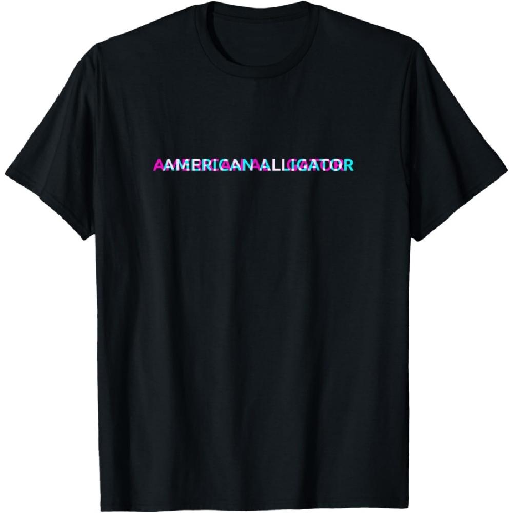 

American Alligator, Cool Reptile Amphibian Edgy Aesthetic T-Shirt S