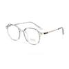 10pcs Korean Version of Fashionable Polygonal Anti Blue Light Glasses with Large Frame and Unisex Flat Lens
