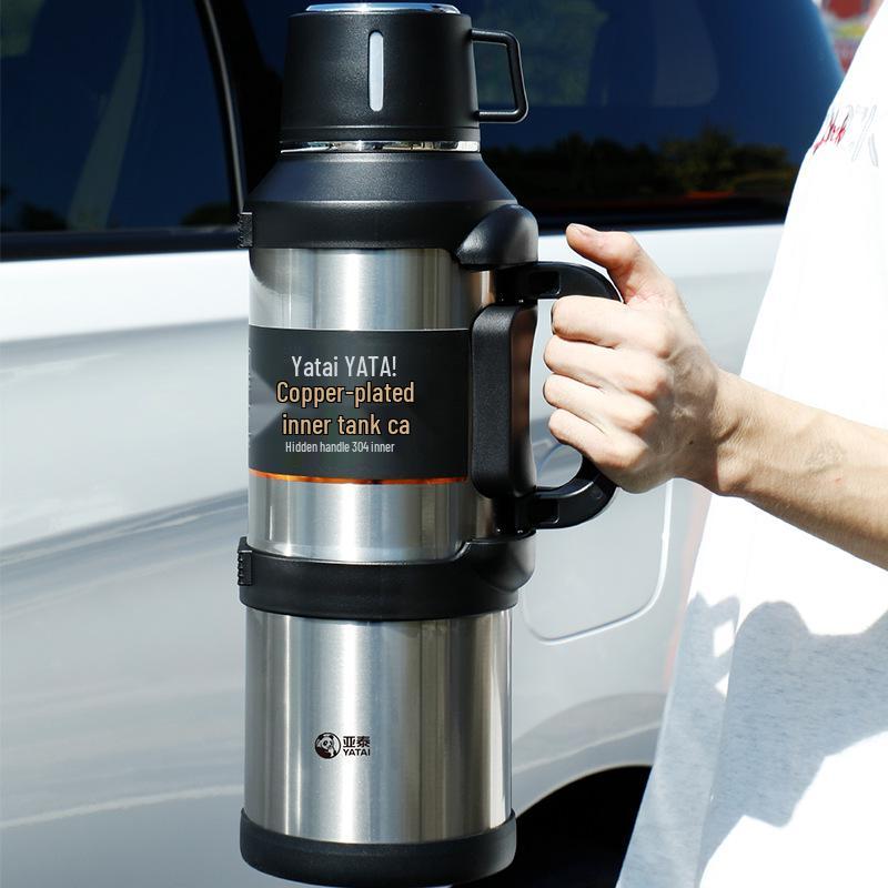 

Yatai 2000ml Lightweight Military Outdoor Thermos Flask 4000ml лимонно-жовтий колір