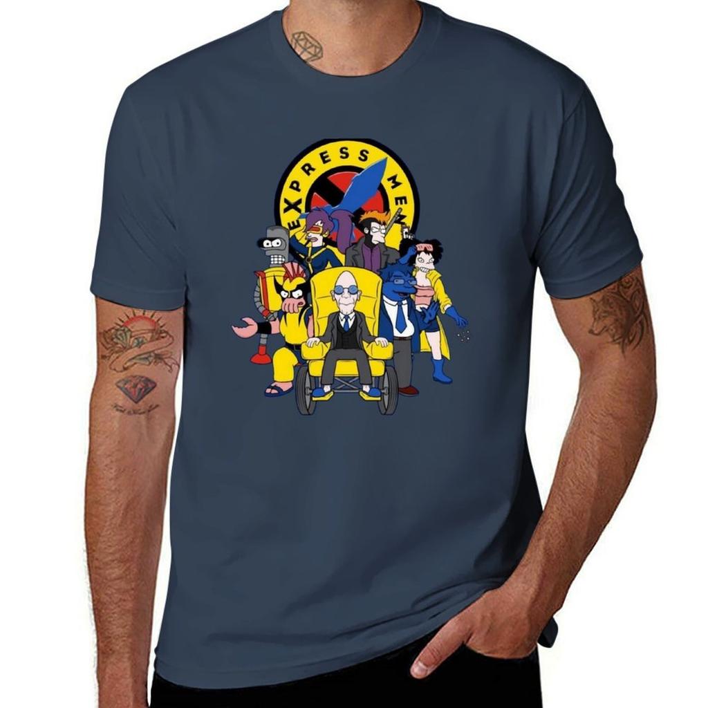 Expres Unisex X Unisex Style Futurama Tshirt Basic Casual Wear Short Sleeve Top Tshirt