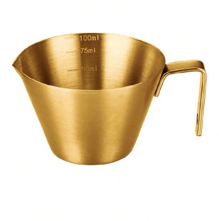 1/3pcs Stainless Steel Measuring Cup 3.5oz Coffee Shot Cup With Handle Precision Scale for Espresso Milk Latte Art Baristas Tool