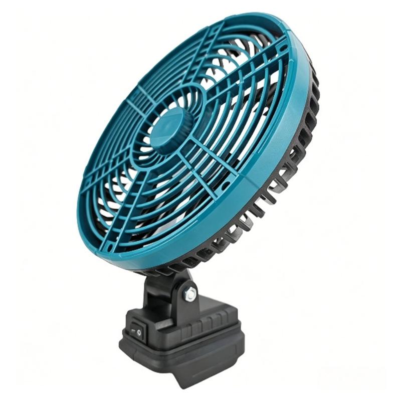 8 Inch USB-uitgang Batterij Koelventilator 18V Bureauventilator voor Binnenkoeling en Werkplaats Tafel Dagelijks Comfort Routine Gebruik