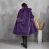 New Fashionable Women's Faux Fur Long Jacket