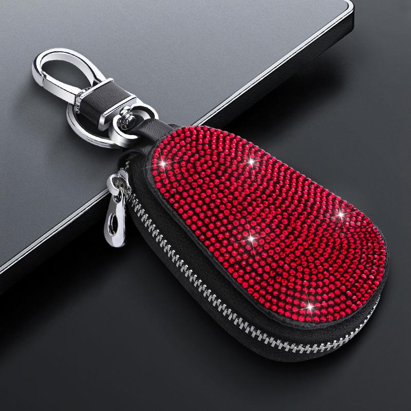 

Блискуча діамантова сумка для ключів з металевою пряжкою для автомобіля та дому OPP Bag
