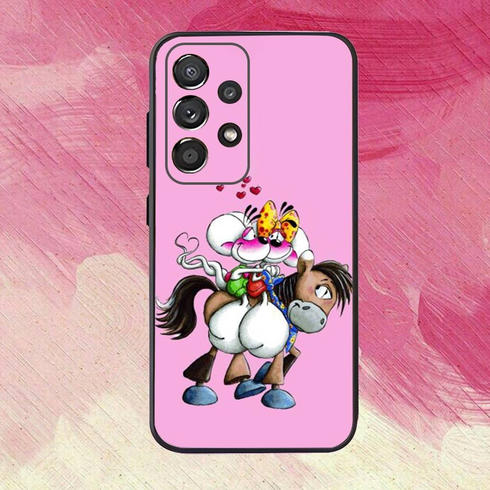 CUTE D-Diddl R-Rat-DR Phone Case For Samsung S25,S24,S21,S22,S23,S30,Ultra,S20,Plus,Fe,Lite,Note,10,Black Cover