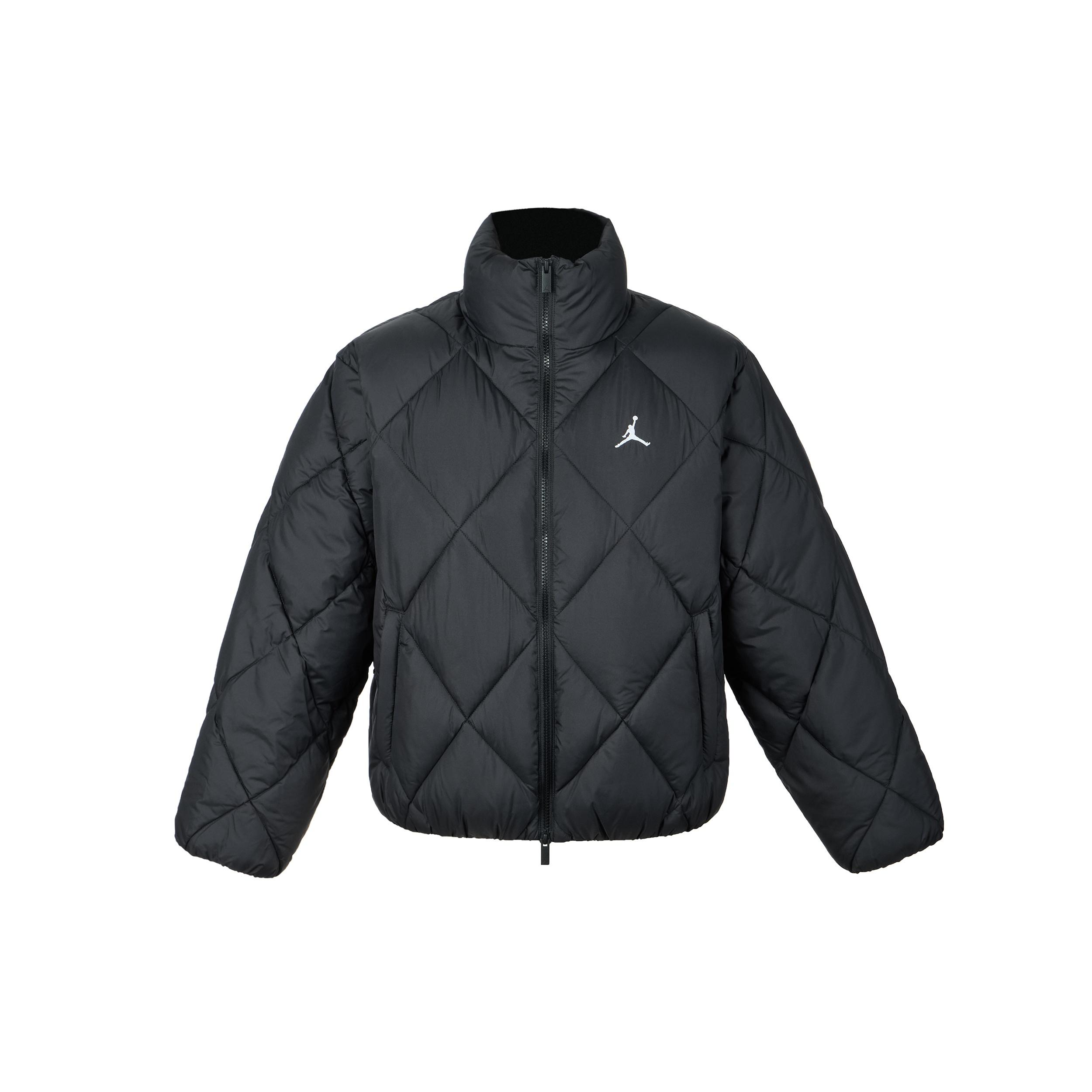(WMNS) Air Jordan Brooklyn Quilted Puffer Jacket  Black  Women s HV0418-010 L