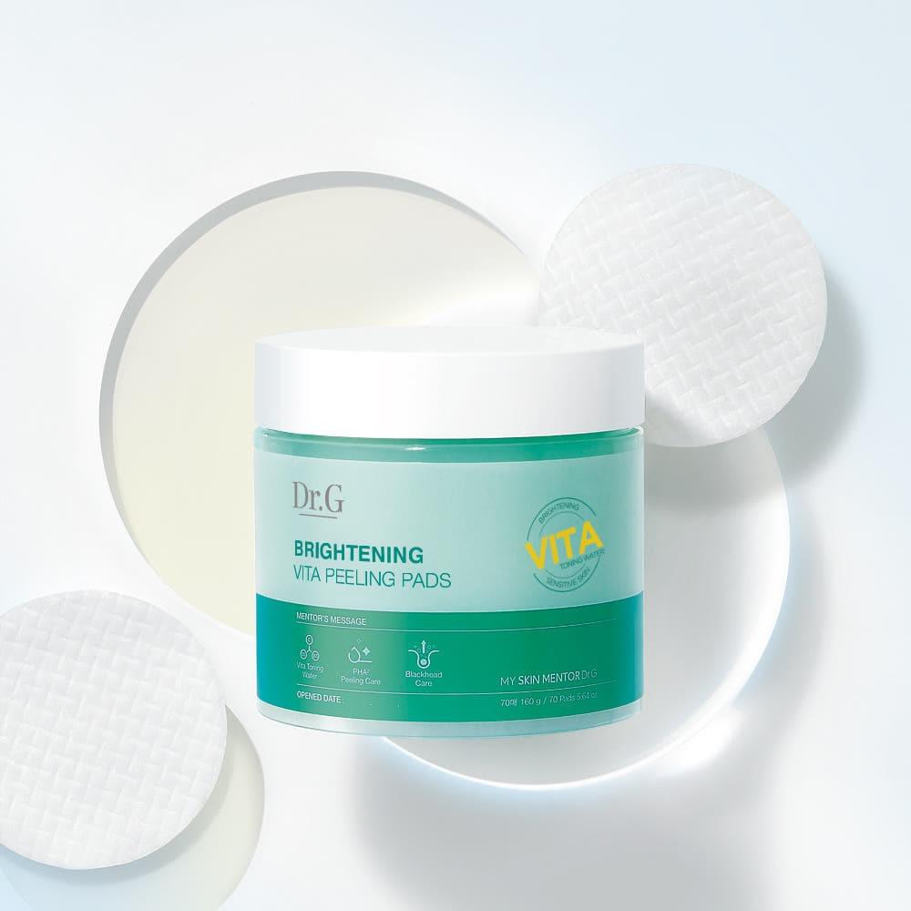 Dr.G Brightening Vita Peeling Pad Exfoliating Radiance 70 Sheets 160g