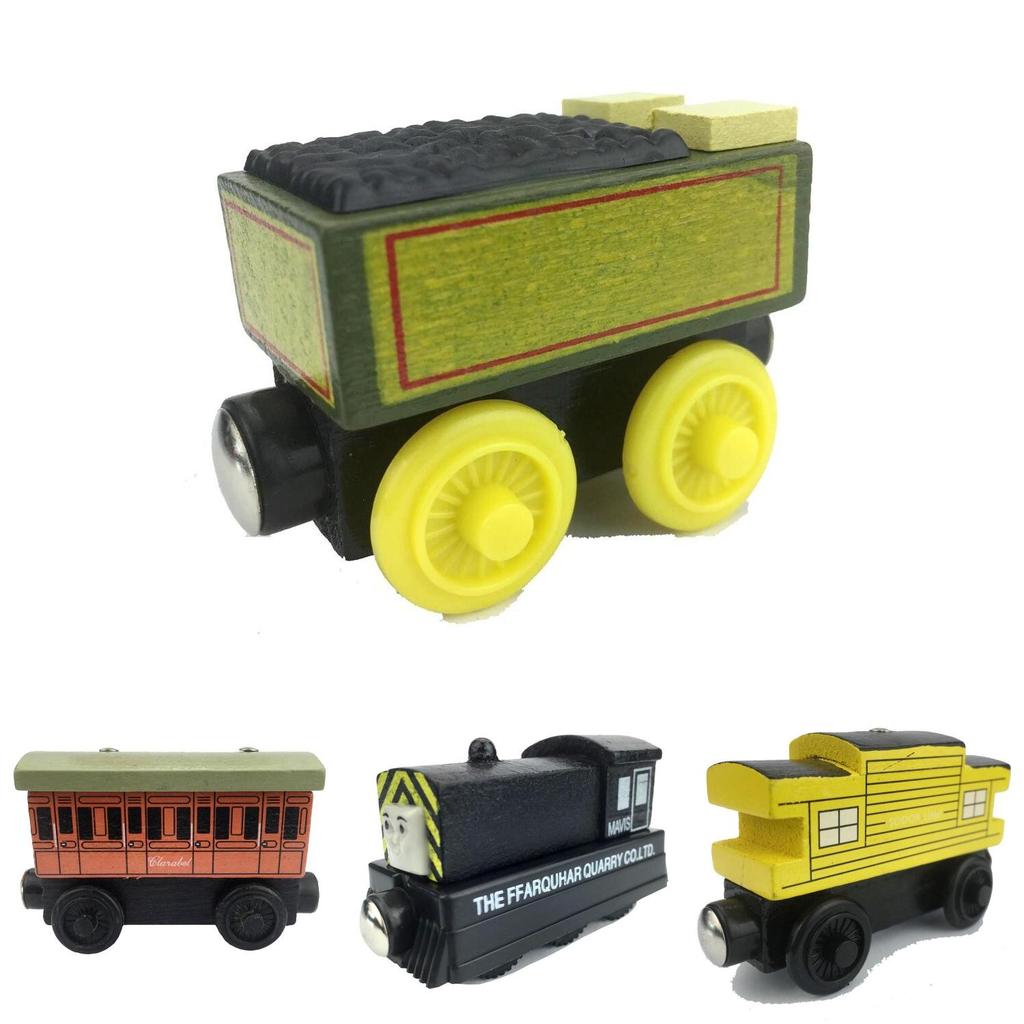 Thomas Train Car Tender Wooden Magnetic Railway Toy Truck Kids Gift Set