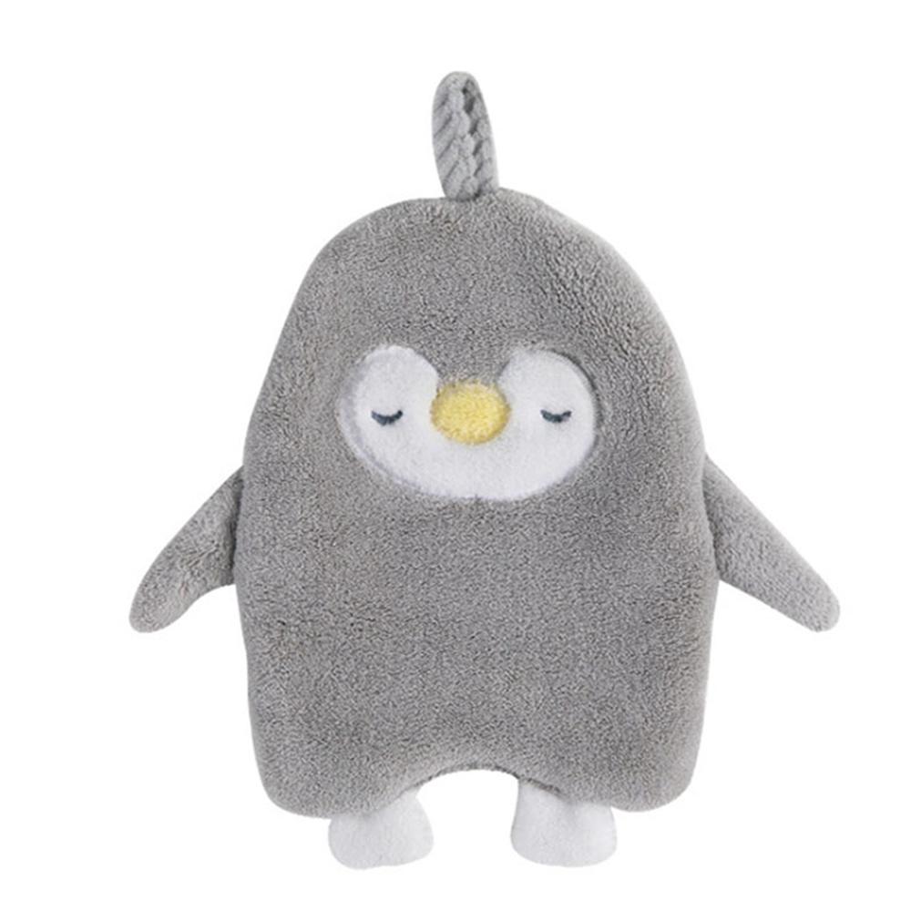 Soft Hanging Bathing Dry Towels for Kids Hand Towel Handkerchief Cleaning Cloth Kitchen Supplies серый