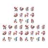 Christmas Snowman Ornaments Cartoon Snowman Hanging Decoration Xmas Tree Wooden Crafts for Tree Car Holiday Home Decor