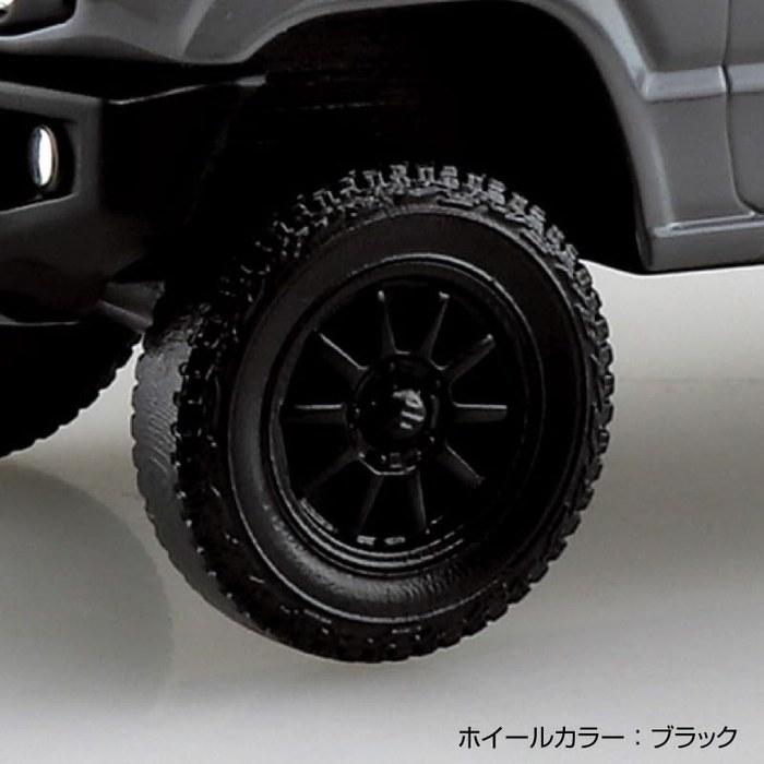 Aoshima Snap Kit No.09CU-MG Suzuki Jimny JB64 Custom Wheels (Medium Gray) 1/32 Scale Model Kit 24.5 cm x 6.5 cm x 17.5 cm