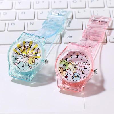 Small Fresh and Simple Cute Children's Cartoon Digital Transparent Watchband