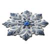 Floral Plush Floor Mat 3D Visual Flower Shaped Floor Rug Mat for Bathroom Quick-Drying Non-Slip Absorbent
