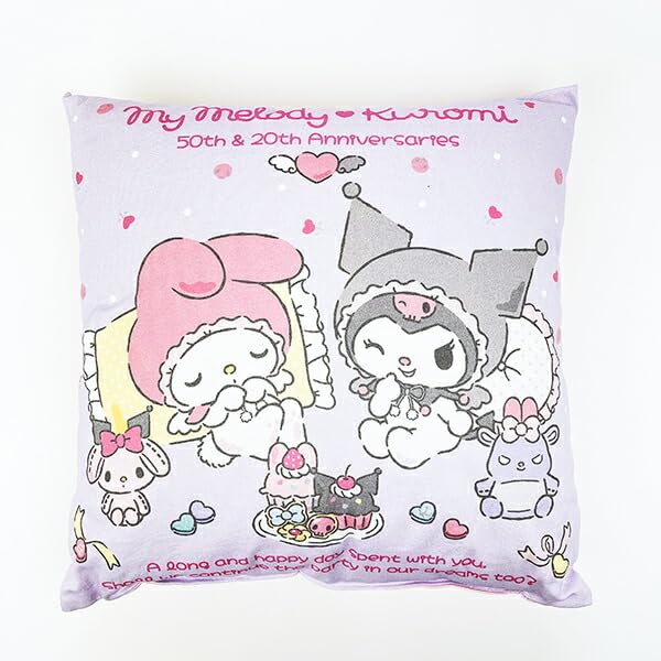 

My Melody Kuromi 50th & 20th Anniversary Angel Cushion