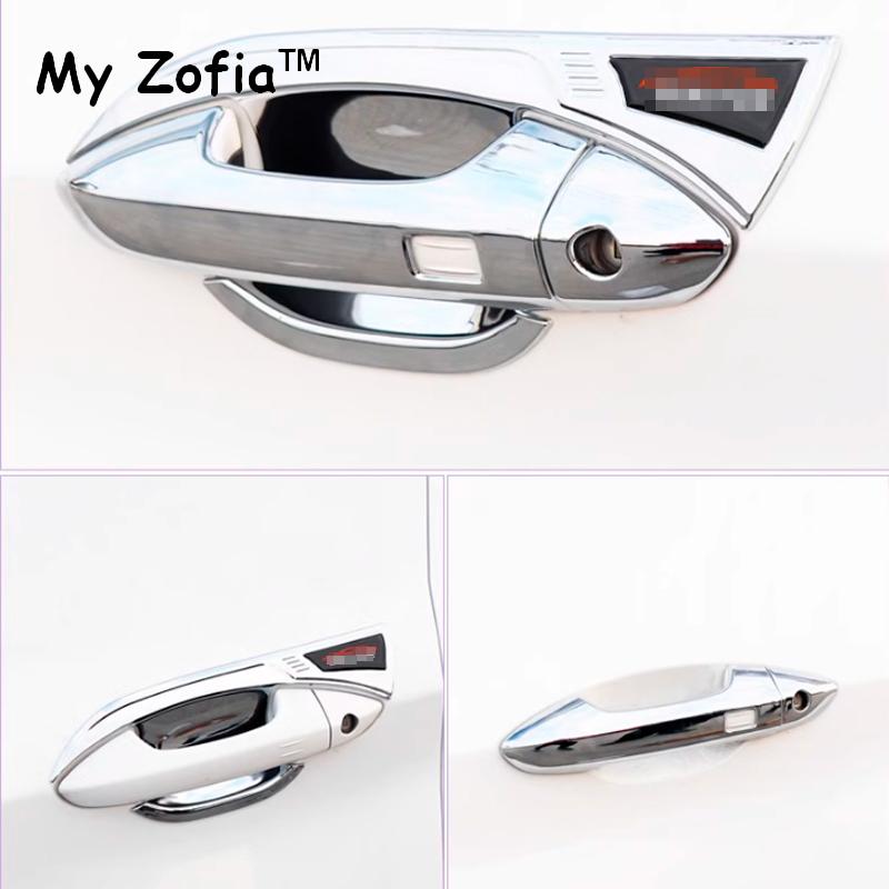 For New Geely Coolray 2023 2024 2025 Car Outer Door Handle Exterior Cover Trim Sticker Protective Car Styling Accessories