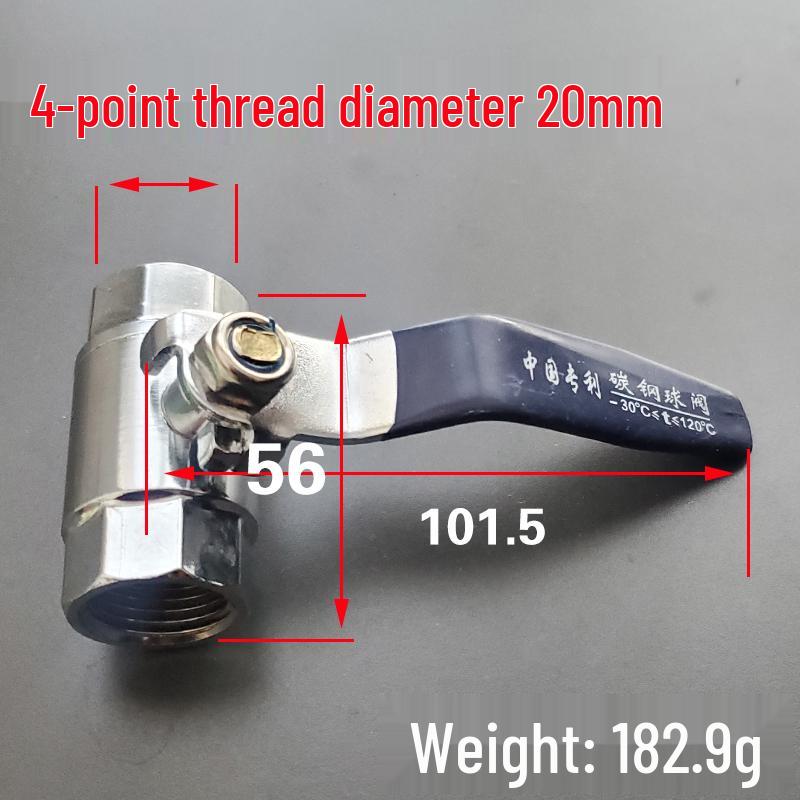 

Leak-Proof Carbon Steel Ball Valve: 4 Points, 6 Points, 1-Inch, Internal Thread, Anti-Freeze, Large Flow for Natural Gas & Solar Energy.