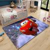 Alfombra de Carretera para Coche McQueen, Alfombra de Carretera, Alfombra de Suelo para Sala de Estar, Alfombra de Coche, Alfombra Corredora para Habitación Infantil, Alfombra para Guardería, Alfombra de Juego