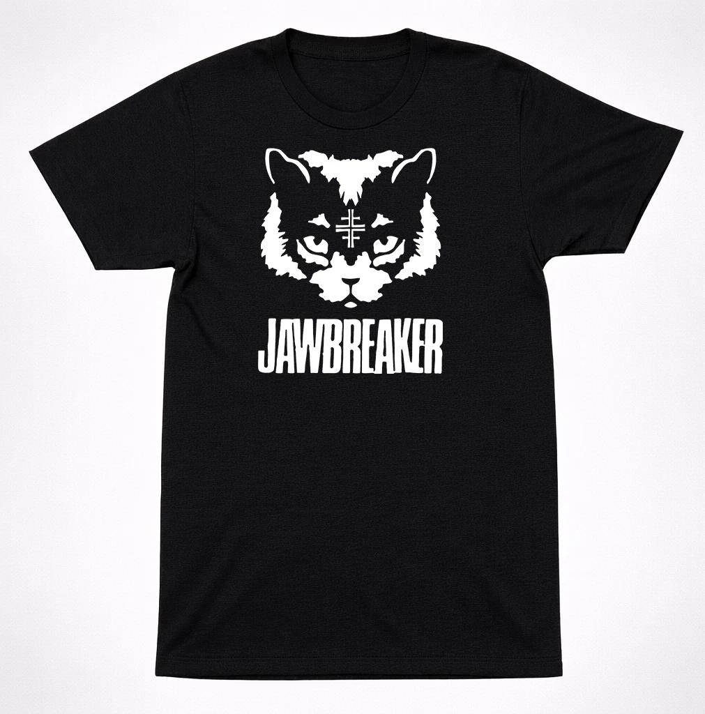 Jawbreaker T-Shirt Black Cat Logo Punk Rock Emo Hardcore Band Tee 4XL