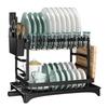Foldable Nordic Double-Layer Dish Drying Rack