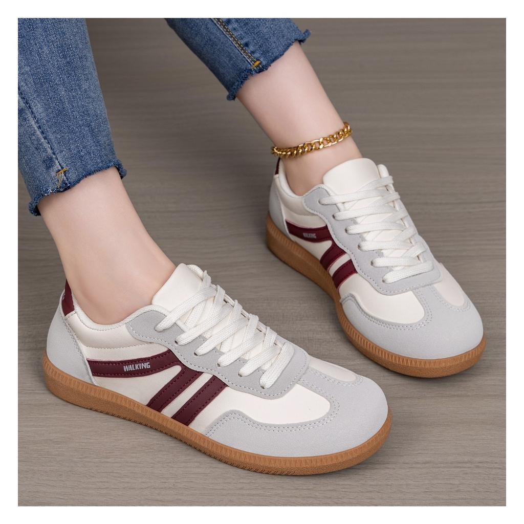Women's Spring German Trainers, Casual Lightweight Soft Sole Sneakers, Fashion Comfort Women Shoes