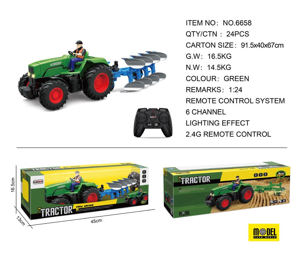 Metal Tractor Remote Control Vehicle