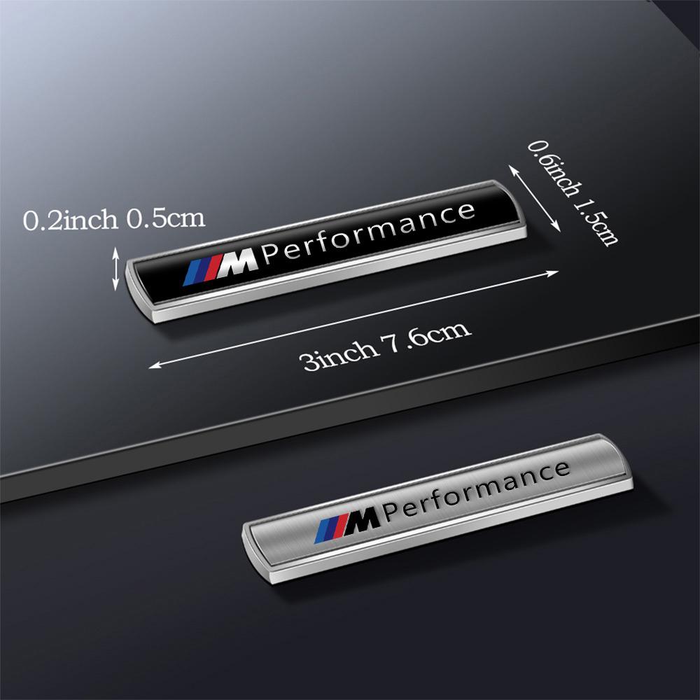Car Emblem 3D Sport Badge Auto Rear Trunk/Side Fender Sticker Accessories For BMW E46 E60 G20 G30 M Performance M3 M5 M6 X2 X6