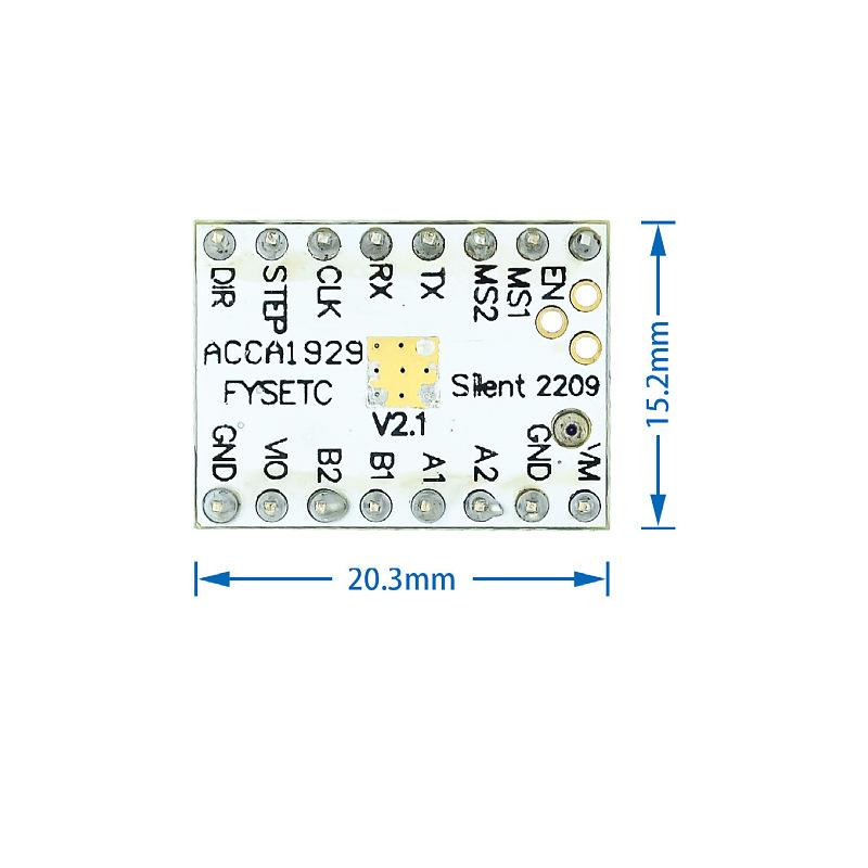 3DPrinter Accessories TMC2209Stepper Motor Drive Module Ultra Quietuart TMC2208Upgraded Version