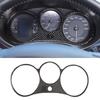 Soft Carbon Fiber trument Panel Trim Sticker For SEAT Leon 1P 2008-2012
