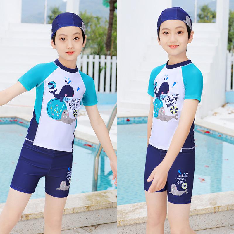 2026 Customizable Boys Quick-Dry Split Surfsuit with Sun Protection XL