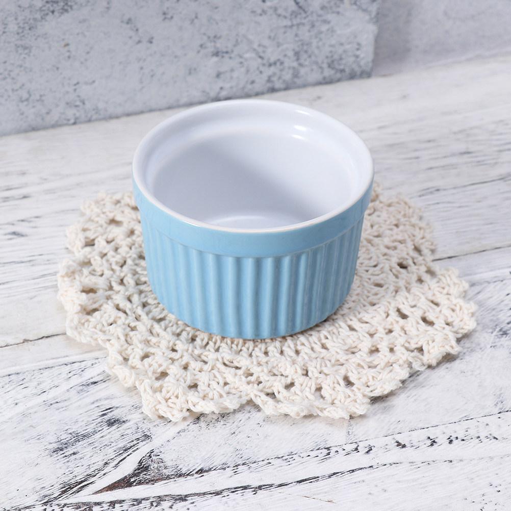 6Pcs 14Cm Round Lace Crochet Coasters Handmade Elegant Hollow Drink Pads Fashion Tabletop Decor for Brunch Dinner Gifts