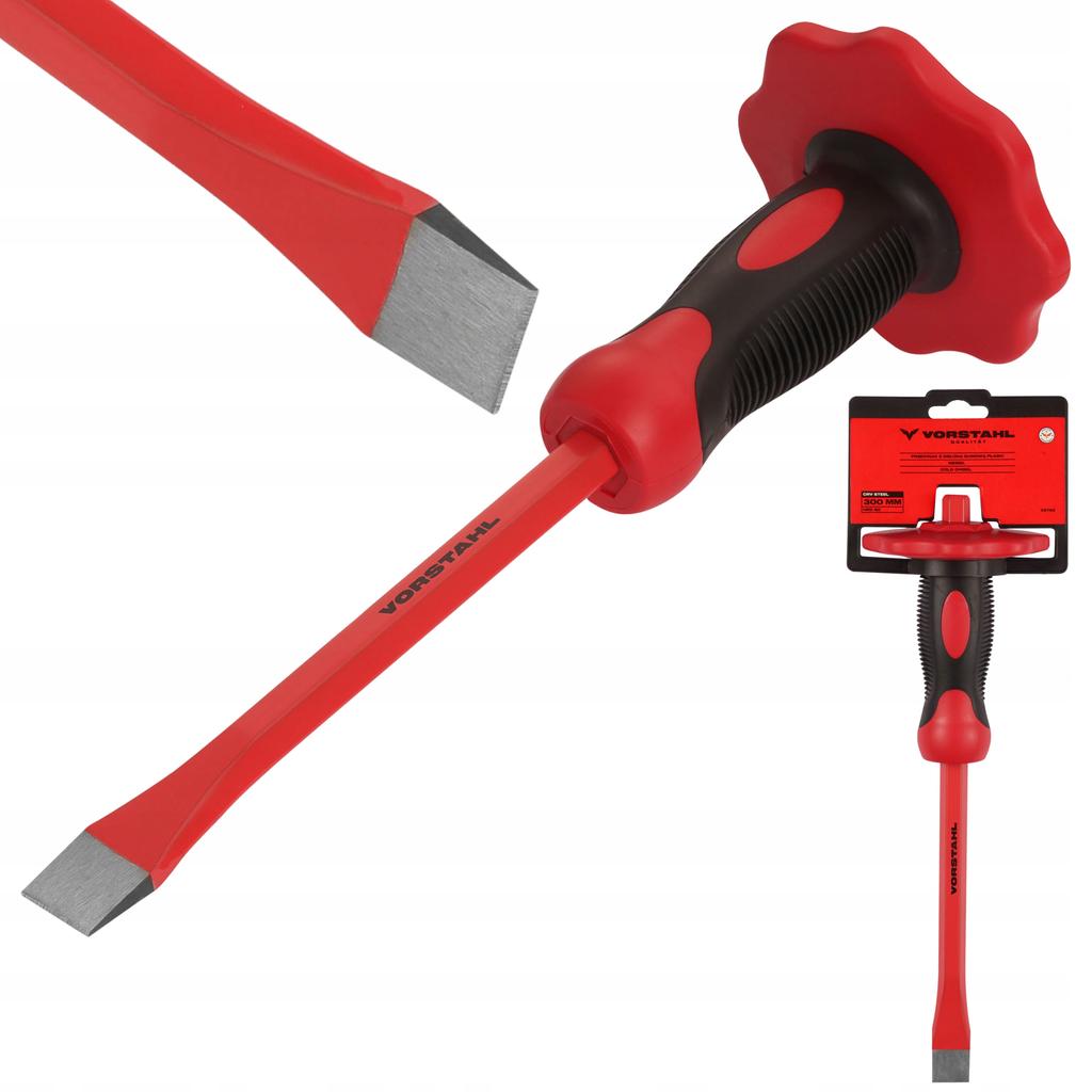 Flat cutter with rubber cover CrV STEEL QUALITAT 250mm Vorstahl