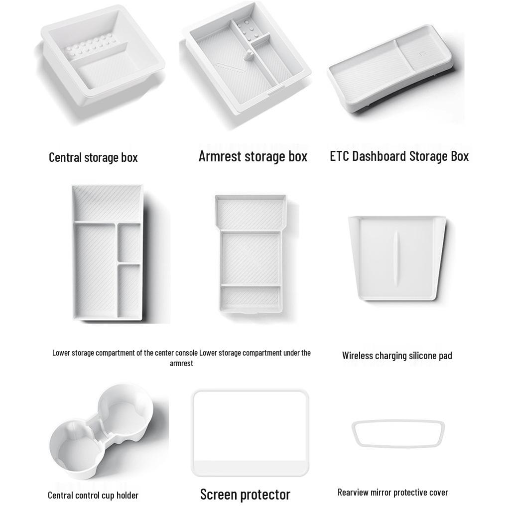 Wireless Charging Silicone Pad for Tesla Model Y/3 Console