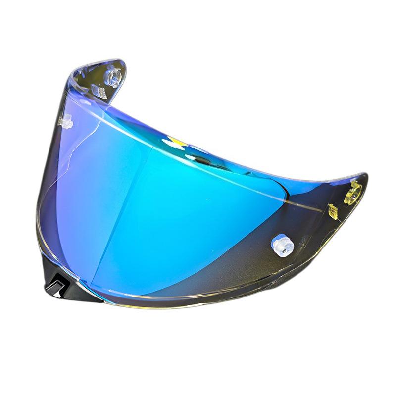 KYT TT REVO Helmet Visor: Universal Photochromic Anti-Fog Film for Day/Night Cycling