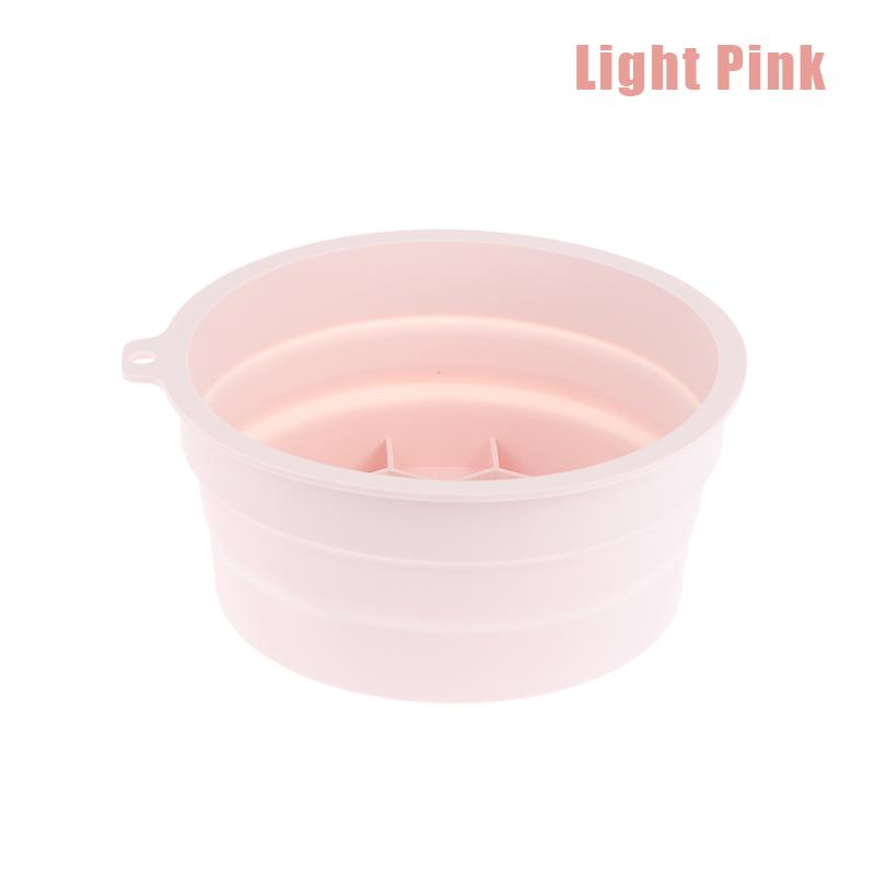 Foldable Silicone Face Ice Bath Bowl Portable Travel Plunge Wash Basin for Home Skincare Portable Facial Cold Therapy Basin