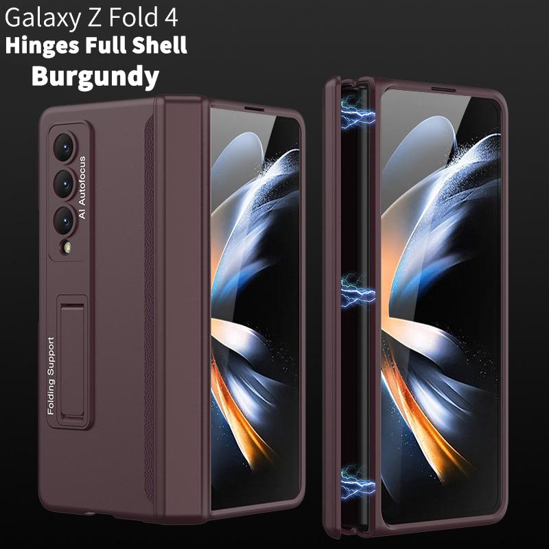 For Samsung Galaxy Z Fold 5 4 3 Case Magnetic Stand Adsorption Hinge Anti-fallprotective Protection Cover for Fold5 Fold4 Fold3