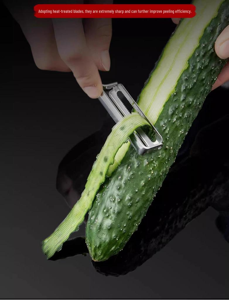 4-teiliges Edelstahl-Obst- und Kartoffelschäler-Set