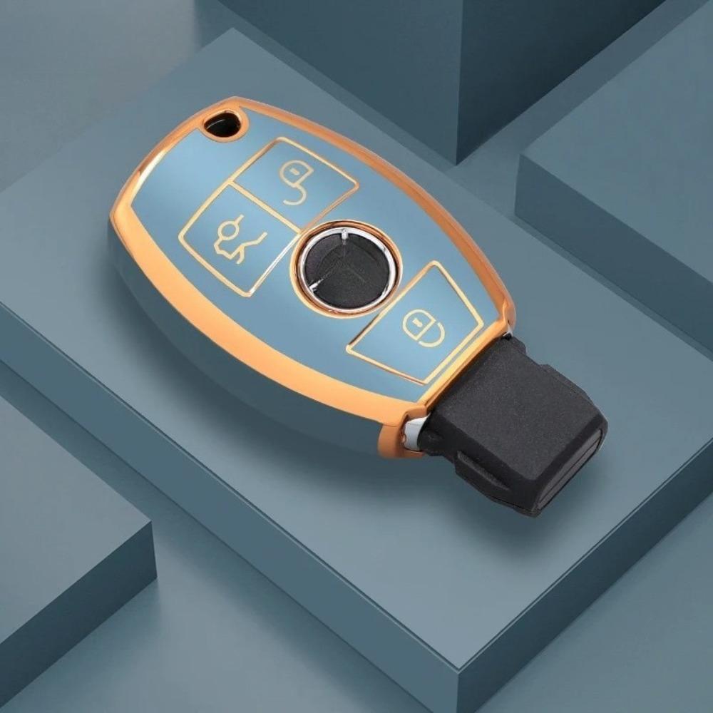 TPU Car Key Case Cover Shell for Mercedes Benz W204 W205 W206 W212 W213 W221 W222 W223 W463 A C E S Class GLA GLE GLC GLK GLS