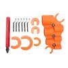 Pipe Deburring Tool Set Burr Removal Reamer Depth Ruler and Plastic Clips for 1 4 3 8 1 2 5 8 3 4 1 Inch PVC Copper