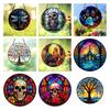 Tree 3d Of Life Dreamcatcher Halloween Acrylic Home Decoration Hanging Sign Door