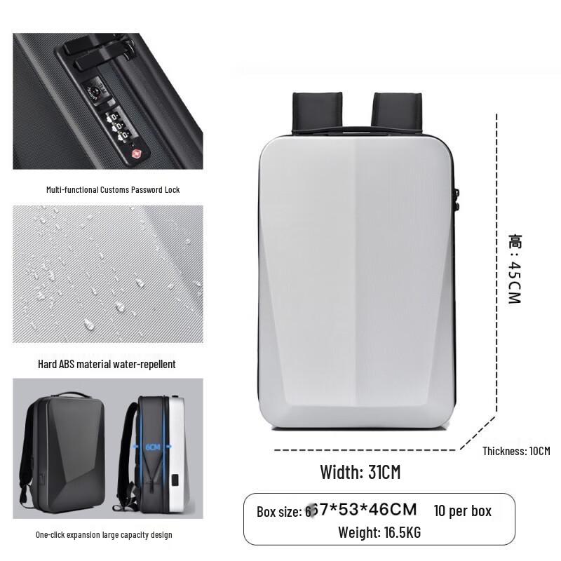 Lee Shen Wow Men s Waterproof 16-inch Laptop Backpack