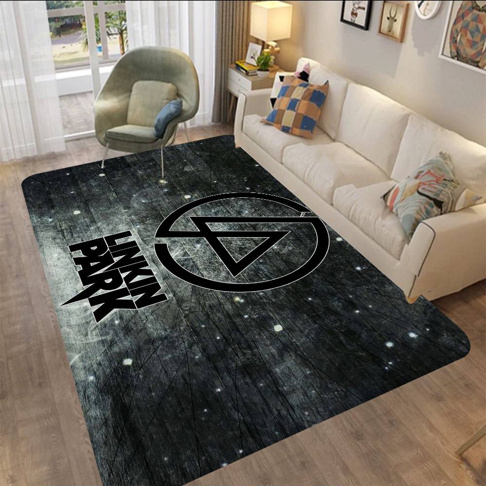 Rock Band L-Linkin P-Park Floor Mat Rectangle Anti-slip Home Soft Badmat Front Door Indoor Outdoor Mat Hotel Decor Mat