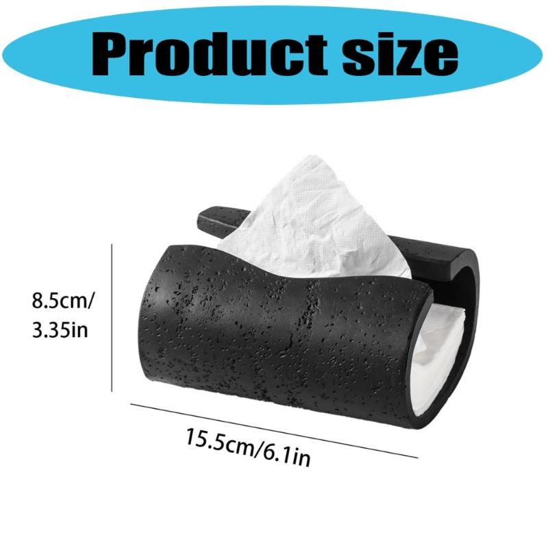 Resin Tissue Box Holder Modern Paper Container For Living Room Office Desk Space Saving Decorative Storage Organizer
